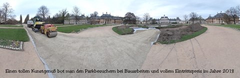 Dauerbaustelle Schlosspark